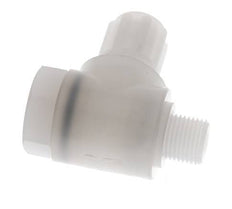 6x4mm & G1/8'' PVDF L-Vorm Knelfitting Buitendraad Banjo Bout 10bar