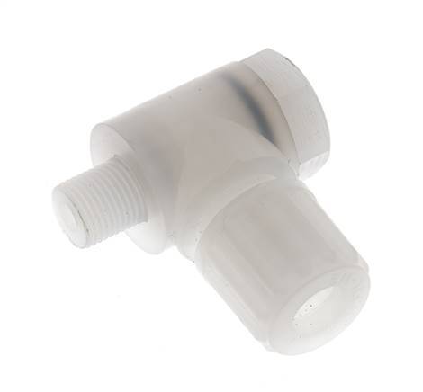 8x6mm & G1/8'' PVDF L-Vorm Knelfitting Buitendraad Banjo Bout 10bar