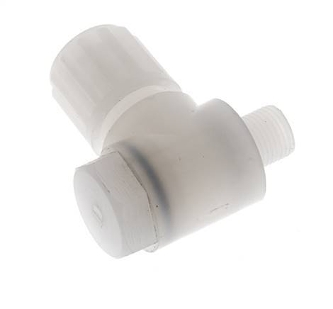 8x6mm & G1/8'' PVDF L-Vorm Knelfitting Buitendraad Banjo Bout 10bar