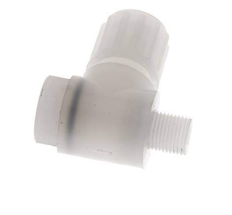 8x6mm & G1/8'' PVDF L-Vorm Knelfitting Buitendraad Banjo Bout 10bar