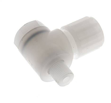 8x6mm & G1/8'' PVDF L-Vorm Knelfitting Buitendraad Banjo Bout 10bar