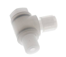 6x4mm & G1/4'' PVDF L-Vorm Knelfitting Buitendraad Banjo Bout 10bar