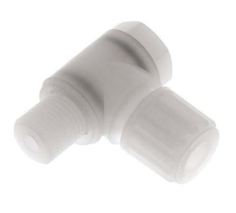 8x6mm & G1/4'' PVDF L-Vorm Knelfitting Buitendraad Banjo Bout 10bar