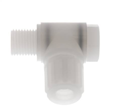 8x6mm & G1/4'' PVDF L-Vorm Knelfitting Buitendraad Banjo Bout 10bar