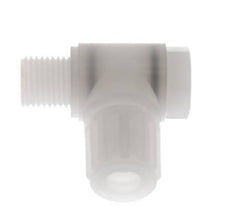 8x6mm & G1/4'' PVDF L-Vorm Knelfitting Buitendraad Banjo Bout 10bar