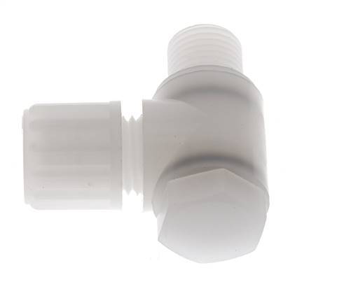 8x6mm & G1/4'' PVDF L-Vorm Knelfitting Buitendraad Banjo Bout 10bar