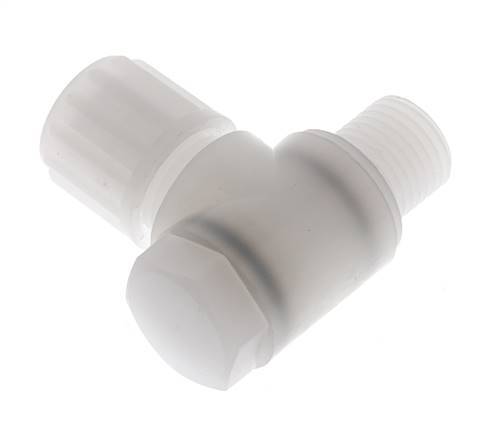 8x6mm & G1/4'' PVDF L-Vorm Knelfitting Buitendraad Banjo Bout 10bar
