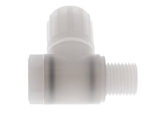 8x6mm & G1/4'' PVDF L-Vorm Knelfitting Buitendraad Banjo Bout 10bar