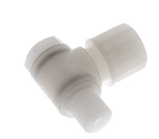 10x8mm & G1/4'' PVDF L-Vorm Knelfitting Buitendraad Banjo Bout 10bar