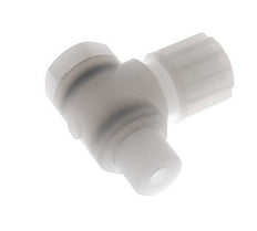 12x10mm & G3/8'' PVDF L-Vorm Knelfitting Buitendraad Banjo Bout 10bar