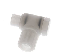 12x10mm & G3/8'' PVDF L-Vorm Knelfitting Buitendraad Banjo Bout 10bar