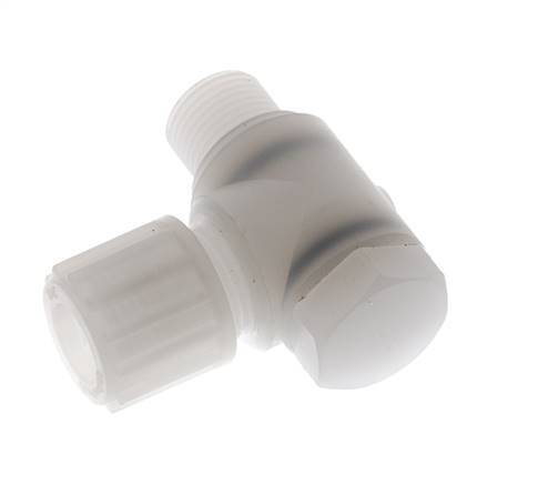 12x10mm & G3/8'' PVDF L-Vorm Knelfitting Buitendraad Banjo Bout 10bar