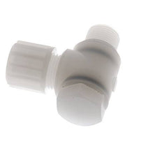 12x10mm & G3/8'' PVDF L-Vorm Knelfitting Buitendraad Banjo Bout 10bar