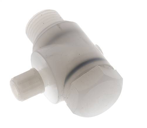 6x4mm & G1/2'' PVDF L-Vorm Knelfitting Buitendraad Banjo Bout 10bar