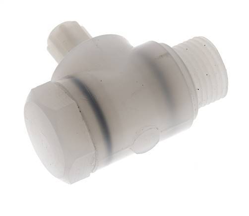 6x4mm & G1/2'' PVDF L-Vorm Knelfitting Buitendraad Banjo Bout 10bar