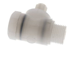 6x4mm & G1/2'' PVDF L-Vorm Knelfitting Buitendraad Banjo Bout 10bar