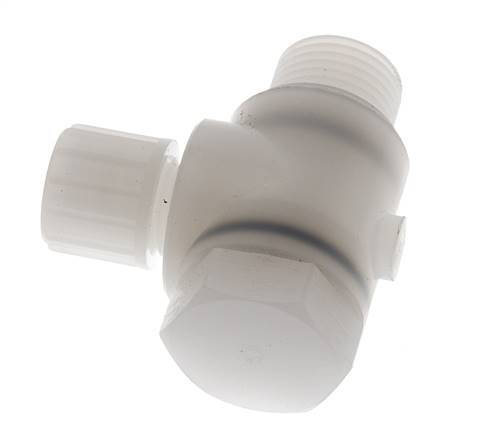10x8mm & G1/2'' PVDF L-Vorm Knelfitting Buitendraad Banjo Bout 10bar