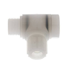 12x10mm & G1/2'' PVDF L-Vorm Knelfitting Buitendraad Banjo Bout 10bar