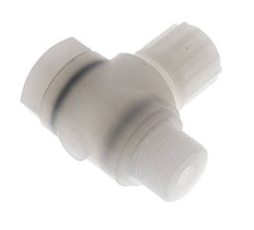 12x10mm & G1/2'' PVDF L-Vorm Knelfitting Buitendraad Banjo Bout 10bar