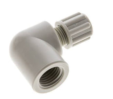 6x4mm & G1/4'' PP Elbow Compression Fitting with Female Threads 10 bar