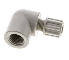 6x4mm & G1/4'' PP Elbow Compression Fitting with Female Threads 10 bar