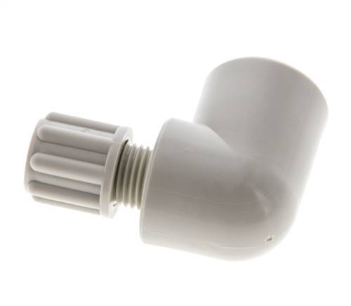 6x4mm & G1/4'' PP Elbow Compression Fitting with Female Threads 10 bar