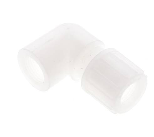 14x12mm & G3/8'' PVDF Elbow Compression Fitting with Female Threads 10 bar