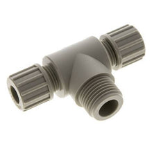 10x8mm & G1/2'' PP T-stuk Knelfitting Buitendraad 10bar