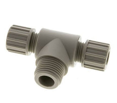 10x8mm & G1/2'' PP T-stuk Knelfitting Buitendraad 10bar
