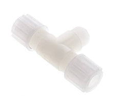 8x6mm & G1/2'' PVDF T-Shape Tee Compression Fitting with Male Threads 10 bar