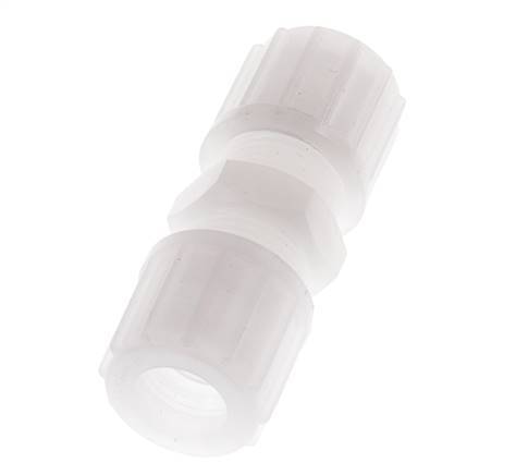 14x12mm PVDF Straight Compression Fitting 10 bar