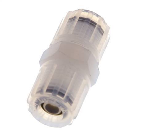 8x6mm & PFA Rechte Knelfitting Binnendraad 10bar