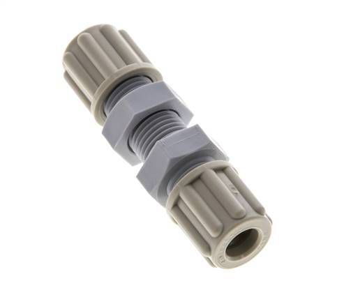 6x4mm Pa Rechte Knelfitting Schotdoorvoer 10bar [2 Stuks]