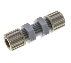 12x9mm PA Straight Compression Fitting Bulkhead 10 bar