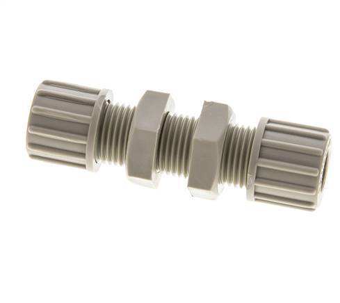 10x8mm Pp Rechte Knelfitting Schotdoorvoer 10bar