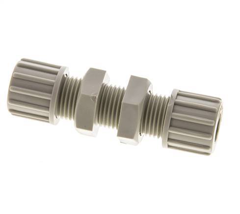 10x8mm Pp Rechte Knelfitting Schotdoorvoer 10bar