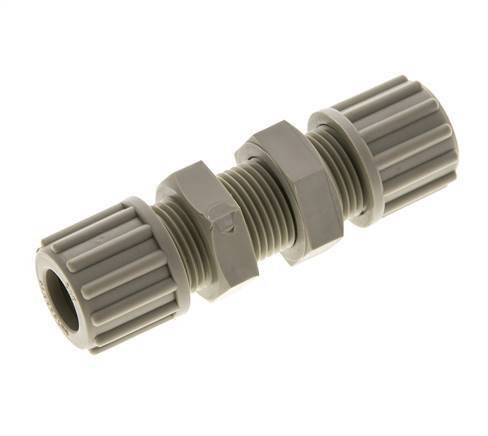 12x10mm Pp Rechte Knelfitting Schotdoorvoer 10bar