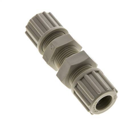 12x10mm Pp Rechte Knelfitting Schotdoorvoer 10bar