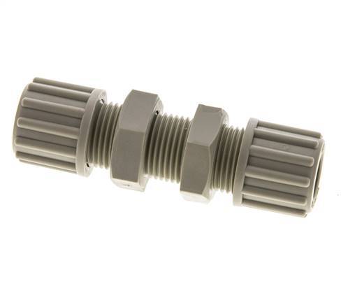 12x10mm Pp Rechte Knelfitting Schotdoorvoer 10bar