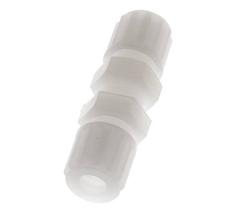 8x6mm Pvdf Rechte Knelfitting Schotdoorvoer 10bar