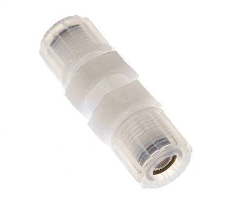 10x8mm & PFA rechte Knelfitting Schotdoorvoer 10 bar