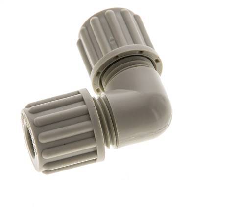 8x6mm PP Elbow Compression Fitting 10 bar