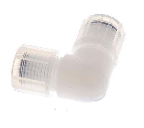 10x8mm & PFA L-Vorm Knelfitting Binnendraad 10bar