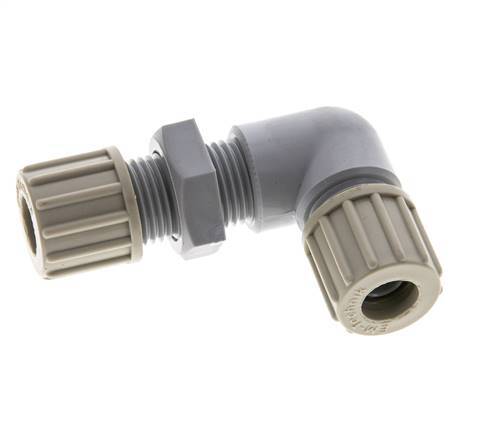 10x8mm Pa L-Vorm Knelfitting Schotdoorvoer 10bar