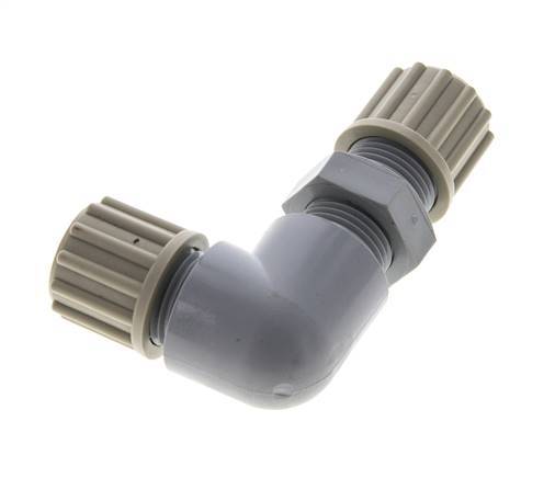 12x9mm Pa L-Vorm Knelfitting Schotdoorvoer 10bar