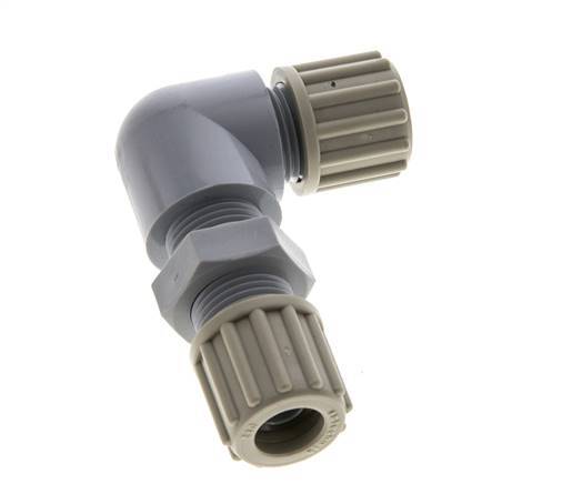12x9mm Pa L-Vorm Knelfitting Schotdoorvoer 10bar