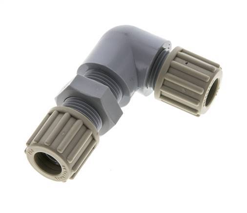12x9mm Pa L-Vorm Knelfitting Schotdoorvoer 10bar