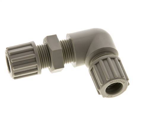 12x10mm Pp L-Vorm Knelfitting Schotdoorvoer 10bar