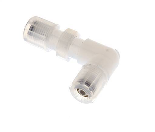 6x4mm & PFA L-Vorm Knelfitting Binnendraad Schotdoorvoer 10bar