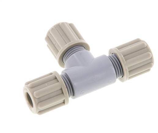 6x4mm Pa T-stuk Knelfitting 10bar [2 Stuks]